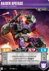 Raider Apeface // Espionage Commando