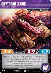Skytread (Tank) // Special Ops Soldier (Raider Skytread Alt)