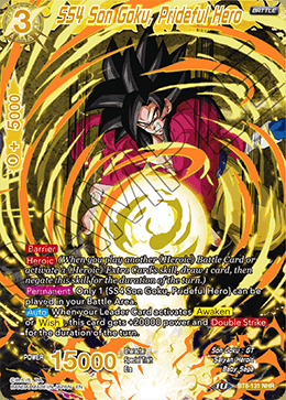 SS4 Son Goku, Prideful Hero - BT8-131 - NHR