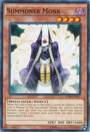 Summoner Monk - SDHS-EN017 - Common - Unlimited Edition