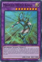 Masked HERO Koga - SDHS-EN042 - Super Rare - Unlimited Edition