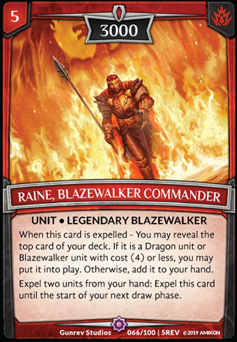 Raine, Blazewalker Commander