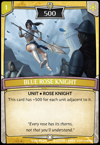 Blue Rose Knight - Foil