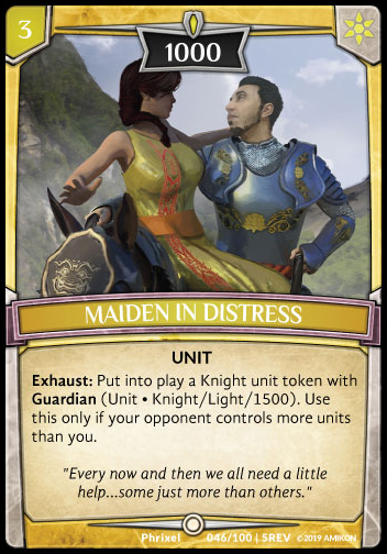 Maiden in Distress - Foil