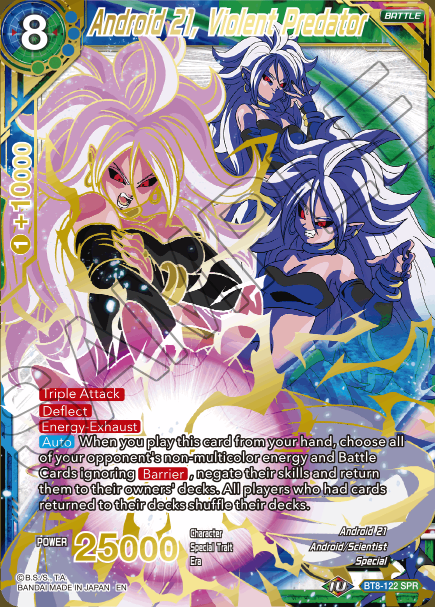 Android 21, Violent Predator - BT8-122 - SPR