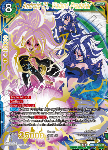 Android 21, Violent Predator - BT8-122 - SPR