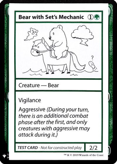 Bear with Sets Mechanic