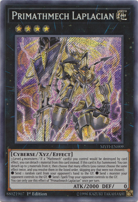 Primathmech Laplacian - MYFI-EN009 - Secret Rare - 1st Edition