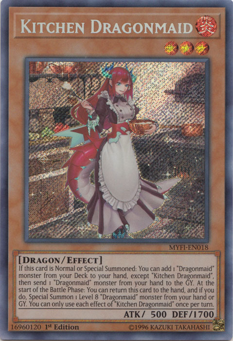 Kitchen Dragonmaid - MYFI-EN018 - Secret Rare - 1st Edition