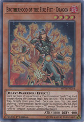 Brotherhood of the Fire Fist - Dragon - MYFI-EN044 - Super Rare - 1st Edition