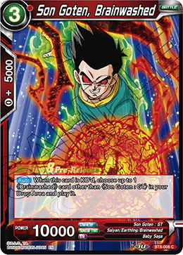 Son Goten, Brainwashed - BT8-008 - C - Pre-release (Malicious Machinations)