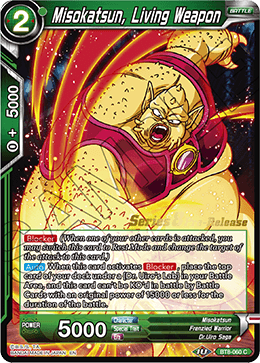 Misokatsun, Living Weapon - BT8-060 - C - Pre-release (Malicious Machinations)