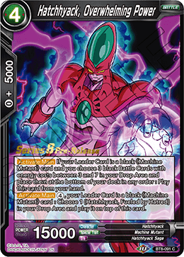 Hatchhyack, Overwhelming Power - BT8-091 - C - Pre-release (Malicious Machinations)