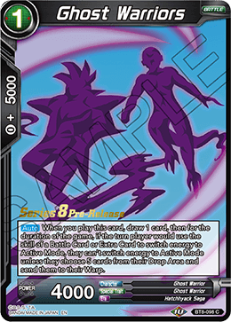 Ghost Warriors - BT8-098 - C - Pre-release (Malicious Machinations)
