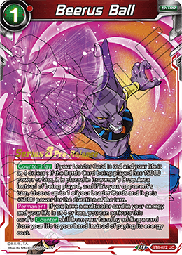Beerus Ball - BT8-022 - UC - Pre-release (Malicious Machinations)