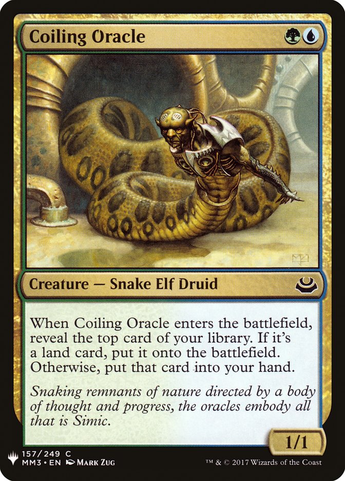 Coiling Oracle - The List