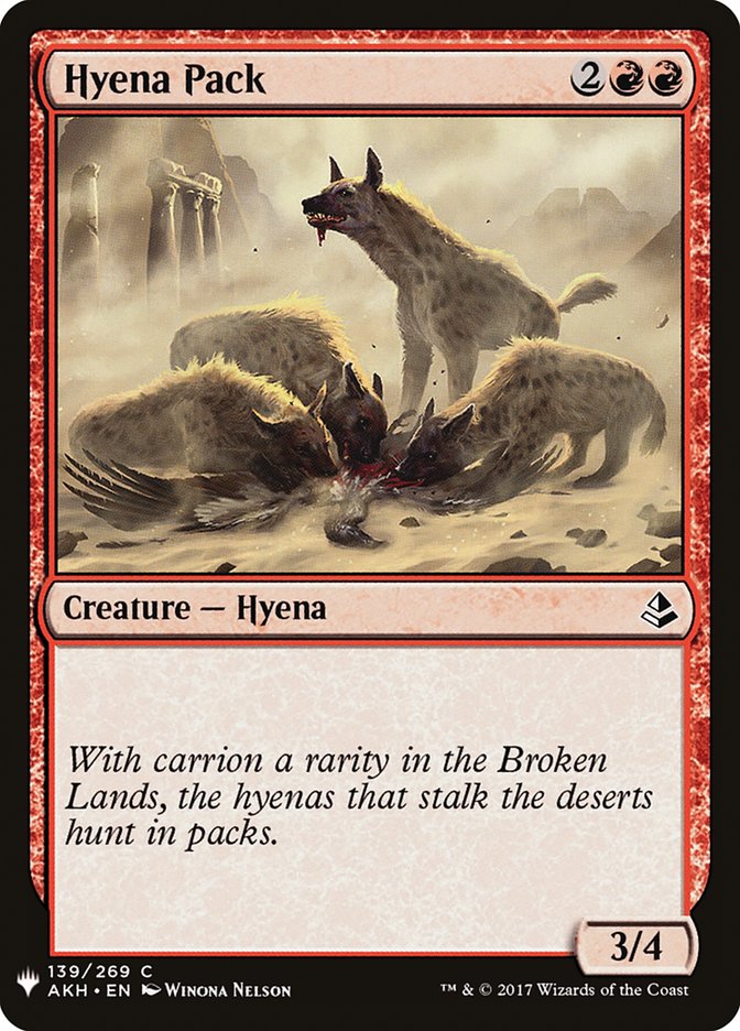 Hyena Pack - The List