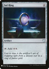 Sol Ring (C18) - The List