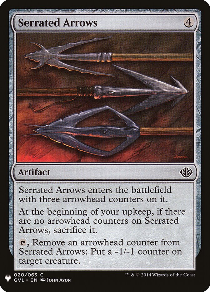 Serrated Arrows