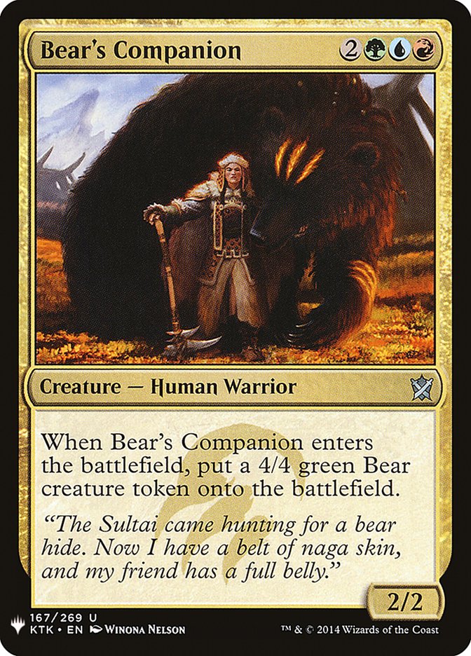 Bears Companion