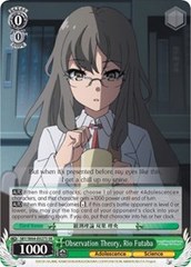 Observation Theory, Rio Futaba - SBY/W64-E027S - SR