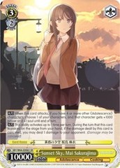 Sunset Sky, Mai Sakurajima - SBY/W64-E006S - SR