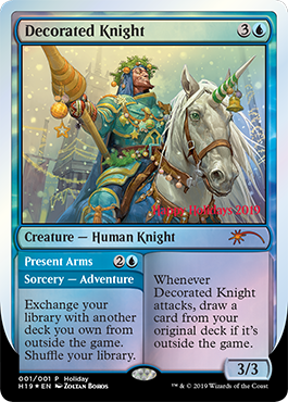 Decorated Knight - Holiday Foil