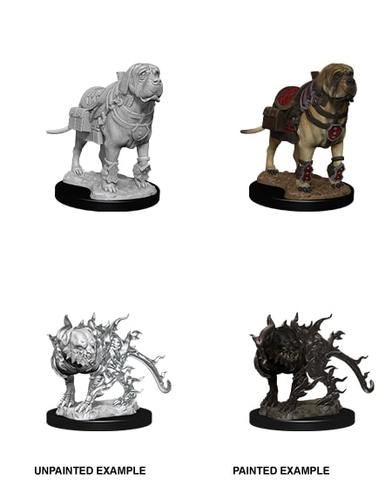 Nolzurs Marvelous Miniatures - Mastiff & Shadow Mastiff