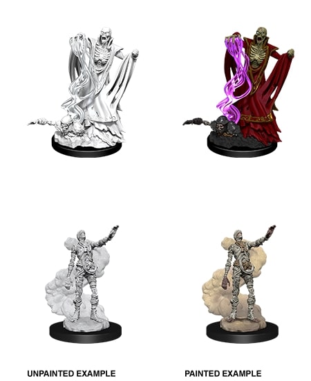 D&D Nolzurs Marvelous Miniatures: Lich & Mummy Lord