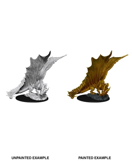 Young Gold Dragon - Unpainted - DND Nolzurs