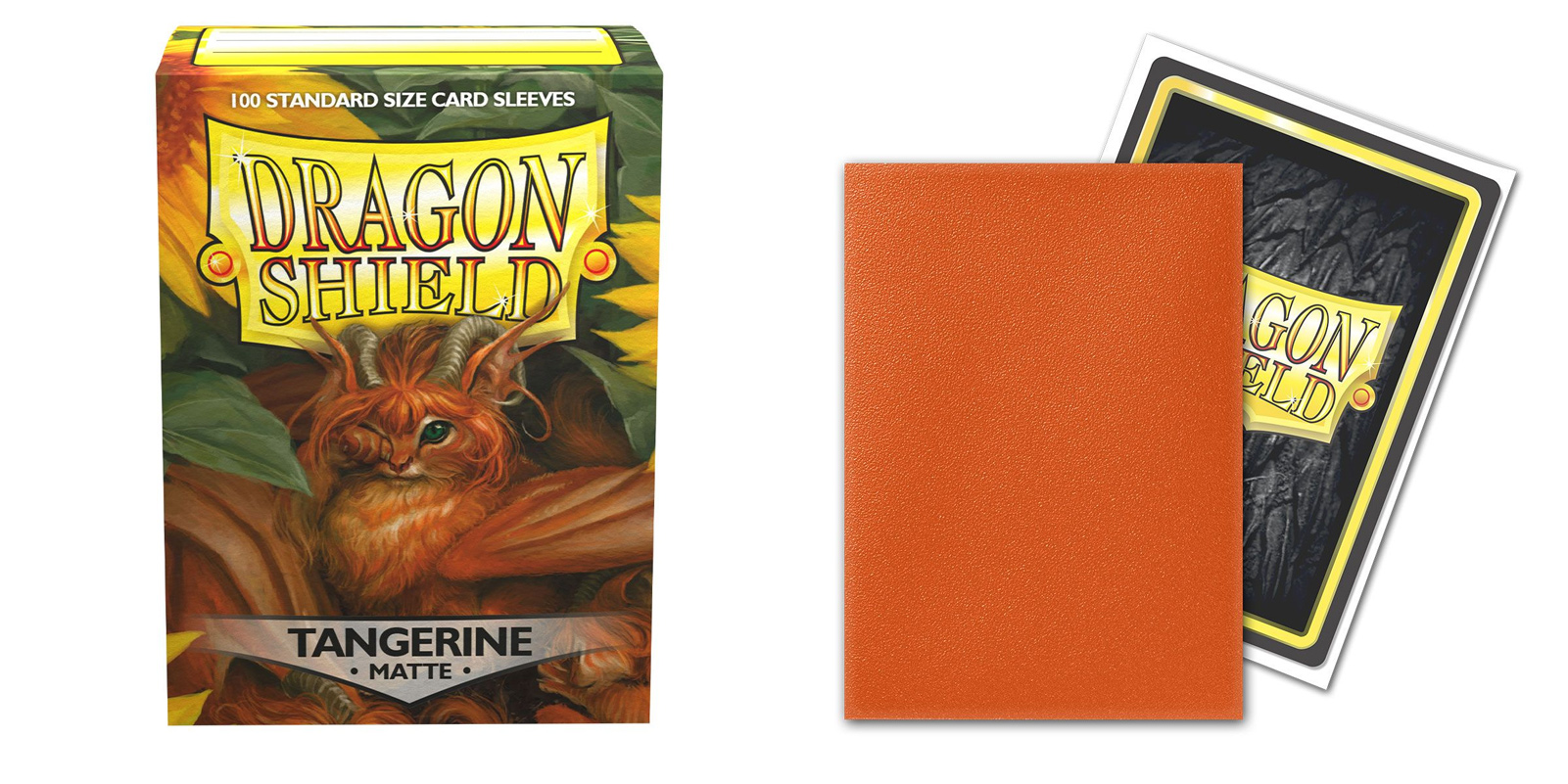 Dragon Shield Sleeves: Matte Tangerine (Box of 100)