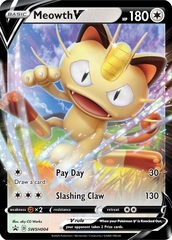 Meowth V - SWSH004 - SWSH Black Star Promos