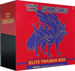 SWSH01 - Sword & Shield - Base Set Elite Trainer Box - Zacian