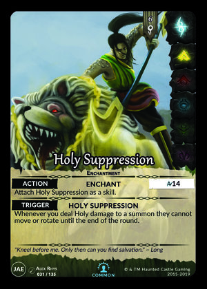 Holy Suppression