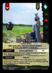 Decoy Rabbit