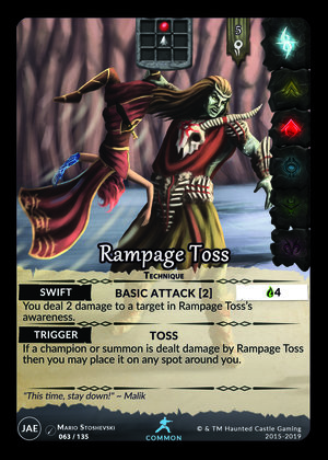 Rampage Toss