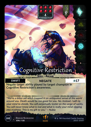 Cognitive Restriction