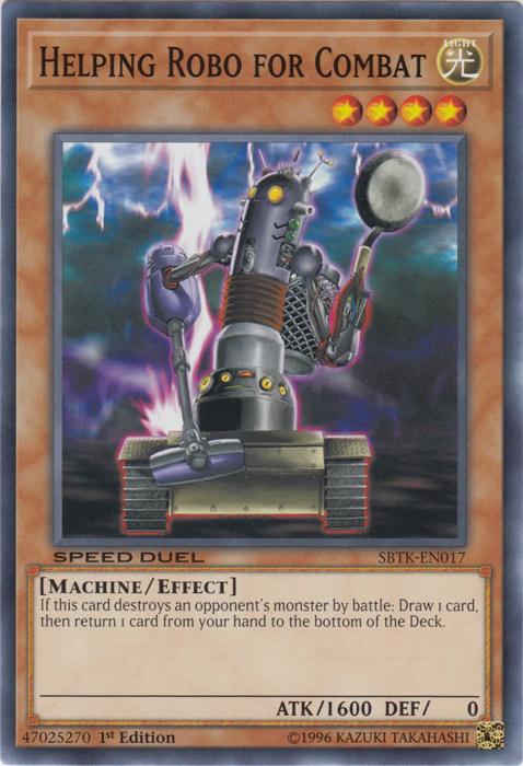 Aider Robo pour le combat - SBTK-EN017 - Common - 1ere edition // Speed Duel: Trials of the Kingdom - SBTK