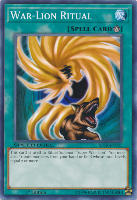 War-Lion Ritual - SBTK-EN031 - Common - 1st Edition