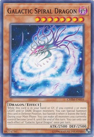 Galactic Spiral Dragon - CHIM-EN016 - Common - Unlimited Edition