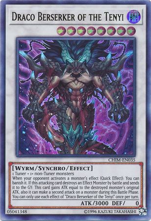 Draco Berserker of the Tenyi - CHIM-EN035 - Ultra Rare - Unlimited Edition