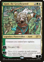 Ajani, the Greathearted (520) Secret Lair - Foil - Stained Glass