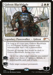 Gideon Blackblade - Foil - Stained Glass