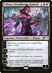 Liliana, Dreadhorde General - Foil - Stained Glass