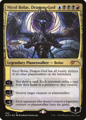 Nicol Bolas, Dragon-God - Foil - Stained Glass