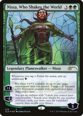 Nissa, Who Shakes the World - Foil - Stained Glass