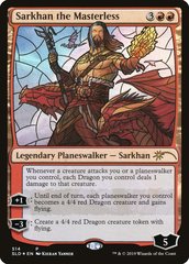 Sarkhan the Masterless - Foil - Stained Glass