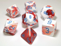 7-Die Set: Gemini Red-White/Blue - CHX30022