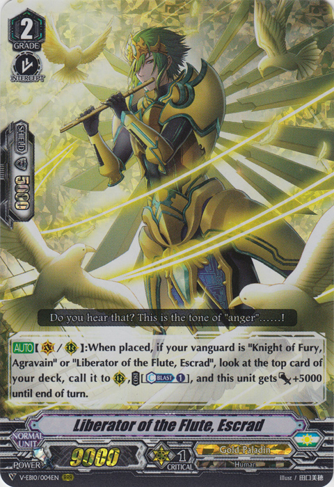 Liberator of the Flute, Escrad - V-EB10/004EN - RRR