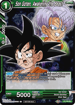 Son Goten, Awakening the Beast - P-179 - PR